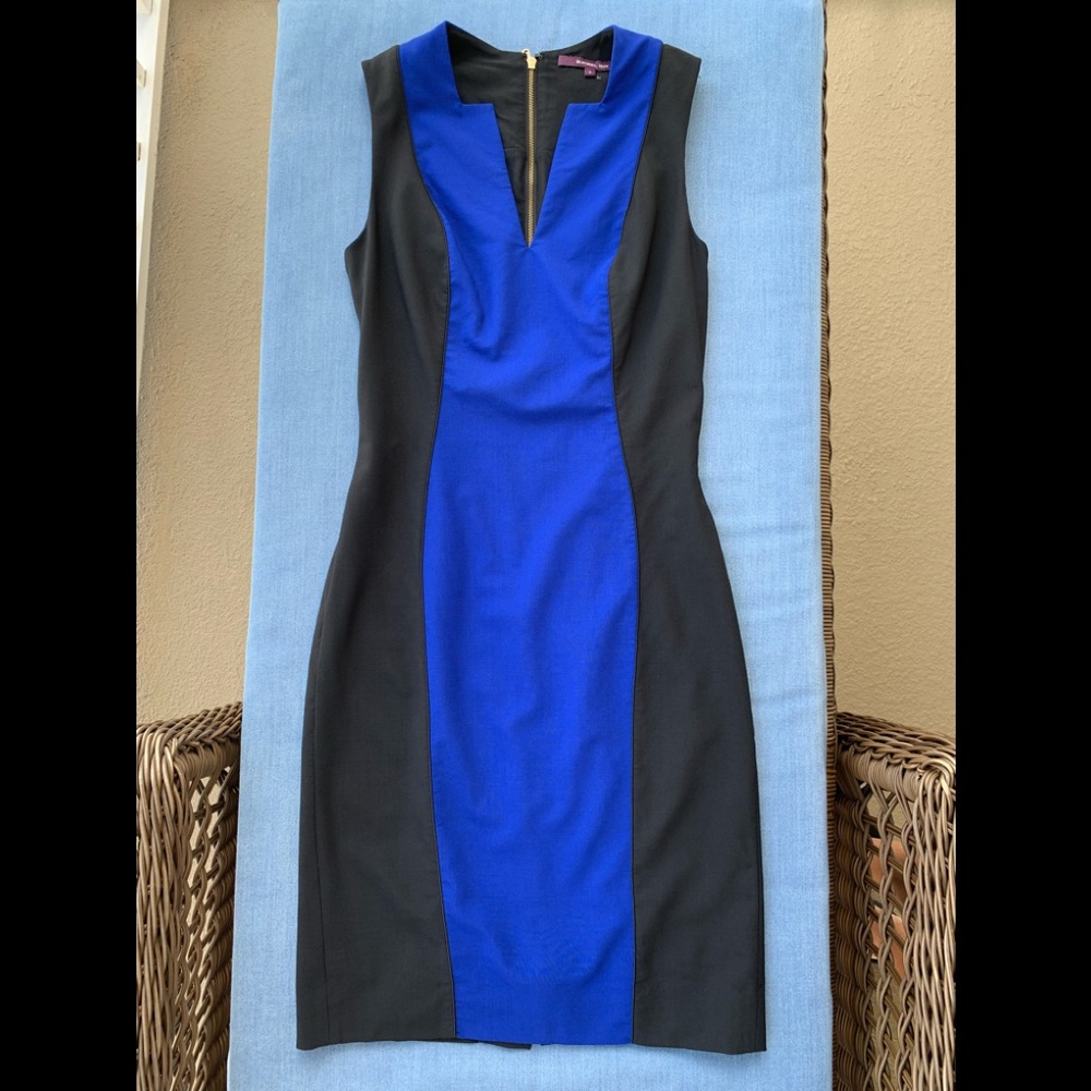 Rachel Roy Blue/Black Colorblock Dress - Picture 3 of 12
